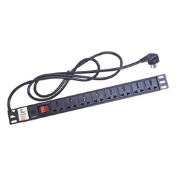 Protector de sobretensiones / 120 Vca / 8 contactos / 15 A / 10 kA / Rack
