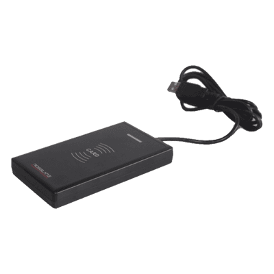 Lector Enrolador de Escritorio / Proximidad 125 kHz / USB 5V / 5 cm Alcance / 4.9 x 2.8 x 0.7 in