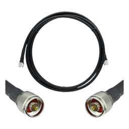Jumper Coaxial / Baja Pérdida Equivalente a LMR400 / Conectores N Macho / 6.1 m (20.01 ft) / 50 Ohms