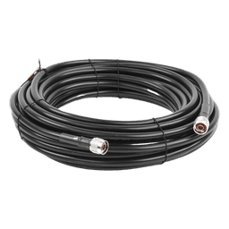 Jumper Coaxial / 50 Ohm / 15.24 m (50 pies) / N Macho / Blindaje >90 dB / Wilson-400