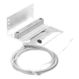 Contacto Magnético de Uso Rudo / Soporte en L Ajustable / Cable Blindado 60 cm (23.6 in) / Gap 60 mm (2.36 in) / Sellado con Epóxico / NC 28 VDC