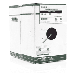Cable para Alarma / 6 Conductores / 22 AWG / Blindado / Riser / 305 m (1000 ft) / Gris