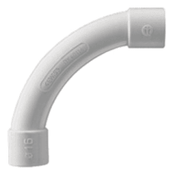 Curva para Tubería Rígida / 50 mm / PVC Auto-extinguible / Libre de Halógenos / Datos y Telecomunicaciones