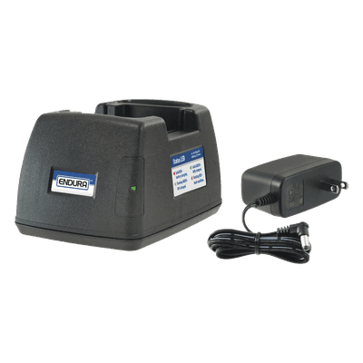Cargador rápido de escritorio / 100-240 VCA / LED indicador por posición / Compatible con múltiples series Motorola
