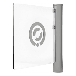 Puerta peatonal motorizada / Acceso universal / Motor sin escobillas 228W / Operación sin contacto / Ancho para sillas de ruedas / 110-240VAC