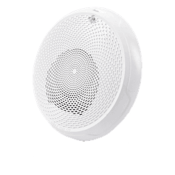 Bocina de Techo para Evacuación por Voz / Doble Voltaje 25/70.7 V / Potencia Seleccionable 1/4 a 2 W / Rango 400 a 4,000 Hz / Sin Estrobo / Montaje Plug-In