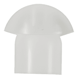 Tapón de Plástico Transparente para Micrófono / Compatible Tubos Acústicos / 100 Piezas / Diseño Ergonómico
