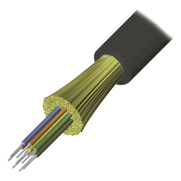 Cable de Fibra Óptica / 12 Hilos / OM3 50/125 / Tight Buffer / Dieléctrico Riser OFNR / Interior-Exterior / 1 Metro (3.28 Pies)
