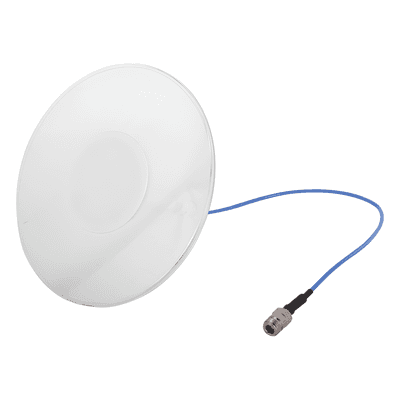Antena DAS para techo / 608-2700 MHz / Bajo PIM -155 dBc / Diseño ultra-delgado traslúcido / Conector N hembra