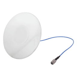 Antena DAS para techo / 608-2700 MHz / Bajo PIM -155 dBc / Diseño ultra-delgado traslúcido / Conector N hembra