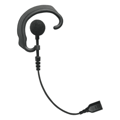 Auricular de Gancho para Oído / Cable de Fibra Trenzada / Conector SNAP / Altavoz Giratorio / Compatible Micrófono Solapa 1 o 2 Hilos
