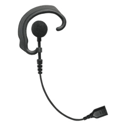 Auricular de Gancho para Oído / Cable de Fibra Trenzada / Conector SNAP / Altavoz Giratorio / Compatible Micrófono Solapa 1 o 2 Hilos