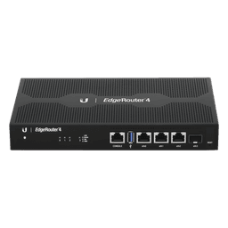 Router Edge / 4 Gbps / 3.4 Mpps / 3x RJ45 Gigabit + 1x SFP / 4-Core 1 GHz / 1 GB RAM / Rack 0.75 x 0.45 x 0.10 ft