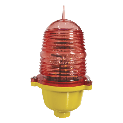 Estrobo LED de Obstrucción / Rojo / 32.5 cd / IP66 / 75-220 VCA / 100,000 h / -55°C a 70°C