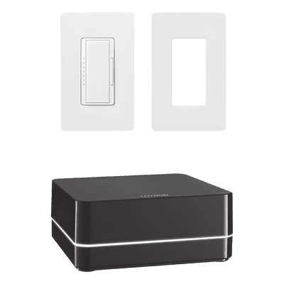 Kit de Control de Iluminación / Hasta 100 Dispositivos Inalámbricos / Atenuador 600 W Incandescente / 150 W LED / Control por App y Voz / Ethernet