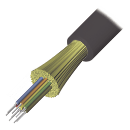 Cable de Fibra Óptica / 6 Hilos / Interior-Exterior / Tight Buffer / No Conductiva / LS0H / OM4 50/125 / 1 Metro (3.28 Pies)