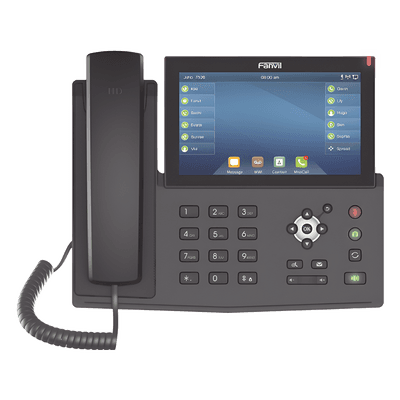 Teléfono IP Empresarial / 20 Líneas SIP / Pantalla Táctil 7