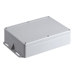Gabinete para Exterior / IP65 / 220 x 160 x 100 mm / ABS / -20 a 60 °C / Orejas de Montaje Integradas