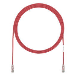 Cable de Parcheo Cat6 UTP / 28AWG Diámetro Reducido / 1.52 m (5 Pies) / LSZH-CM / Rojo