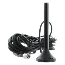 Antena Omnidireccional Magnética / Banda Dual 700-960 MHz y 1710-2270 MHz / Ganancia 3.1 dB / Cable RG174 3.81 m (12.5 ft) / Conector SMA Macho