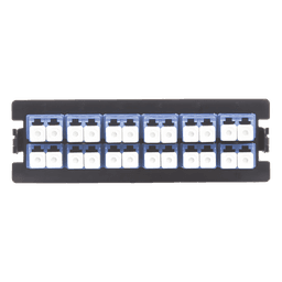 Placa Acopladora / 12 Acopladores LC Duplex / Fibra Monomodo / Compatible LP-ODF-8024