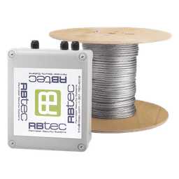 Cable Sensor Perimetral Blindado / 75 m (246 ft) / 1 Zona / Detección por Vibración / Malla de Acero Inoxidable / IP66 / Tarjeta LPU400