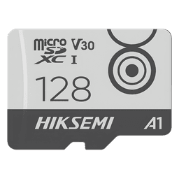 Tarjeta MicroSD / 128 GB / Lectura 100 MB/s / Escritura 90 MB/s / Clase 10 U3 V30 / TLC NAND / Videovigilancia Móvil 24/7 / -25°C a 85°C