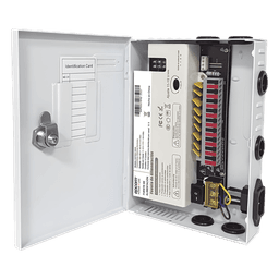 Fuente de Alimentación Profesional / 9 Canales / 16 A Total / 11-15 VCC Ajustable / 200 W / Filtro de Ruido por Canal