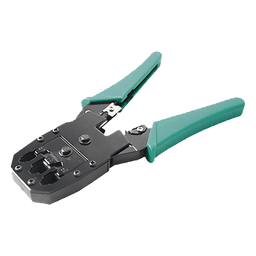 Pinzas Ponchadoras / RJ11-RJ12-RJ45 / Cat5e-Cat6-Cat6a / 4-6-8 Conductores / Corte y Pelado Integrados