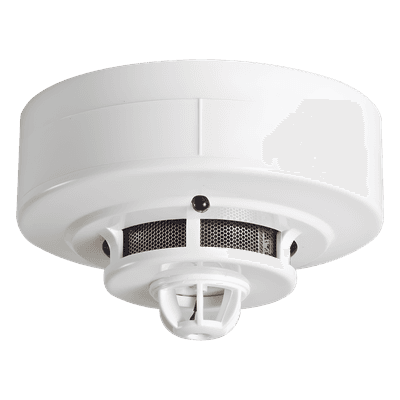 Detector de Humo Fotoeléctrico / Sensor de Temperatura Integrado / Conexión 2 Hilos / 10.8 - 33 VDC / UL Listado