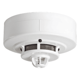 Detector de Humo Fotoeléctrico / Sensor de Temperatura Integrado / Conexión 2 Hilos / 10.8 - 33 VDC / UL Listado