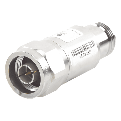 Atenuador en Línea / 20 dB / 5 W / CD-4 GHz / Conectores N Macho-Hembra / Acero Inoxidable