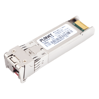 Transceptor WDM SFP+ / 10G LC / Fibra Monomodo 60 km (37 mi) / Hot-Swappable / 0°C a 60°C