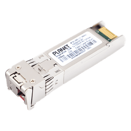 Transceptor WDM SFP+ / 10G LC / Fibra Monomodo 60 km (37 mi) / Hot-Swappable / 0°C a 60°C