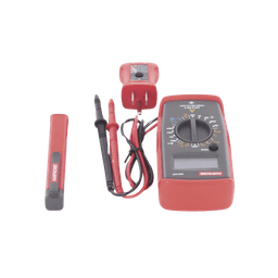 KIT Básico 3 en 1 con Multímetro Digital + Detector de Tensión sin Contacto + Comprobador de Fase GFCI