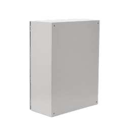 Gabinete de Acero, Nema 4 -IP 65 de 60 x 80 x 30 cm con Platina.