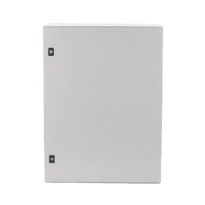 Gabinete de Acero, Nema 4 -IP 65 de 60 x 80 x 30 cm con Platina.