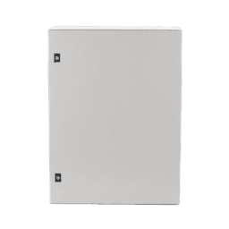 Gabinete de Acero, Nema 4 -IP 65 de 60 x 80 x 30 cm con Platina.