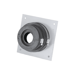 Placa y Goma Pasamuro para Cable Coaxial de 1-1/4