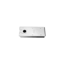 Bisagra de piso, / Cierrapuertas DC450 / Para Puertas de Doble Acción hasta 120 kg / Ángulo de Apertura 130° / Ajuste de Velocidad de Cierre y Latch