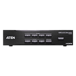 Switcher HDMI a USB 4 Entradas | 4K@60 | USB-C Streaming | Audio Mixer | PiP/Chroma | Control App
