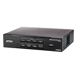 Switcher HDMI a USB 4 Entradas | 4K@60 | USB-C Streaming | Audio Mixer | PiP/Chroma | Control App