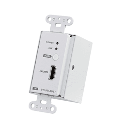 Transmisor HDMI | 4K a 40 metros | HDBaseT-Lite con placa de pared estadounidense/PoH