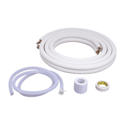 Kit de tubería / 1 / 4"  y 5 / 8 " / Capacidad para minisplit AUFIT / 2 Toneladas / Cinta aislante / Accesorios / Longitud de 4 metros