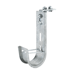 Soporte (Gancho) tipo J-Hook, hasta 28 cables Cat6, ideal para soportar cableado en los espacios de manipulación al aire, Para instalación en interior