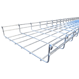 Charola Tipo Malla Línea MallaFils® 300x54 mm para hasta 232 Cables Cat6 / Uso Interior con Acabado EZ / Tramo 3 m