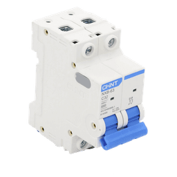 Pastilla para Riel Din, 2 Polos, 32 Amp, Vca:110/415v, 6kA, Catálogo: NXB632PC32, Serie: NXB-63.