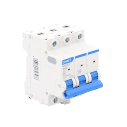 Pastilla para Riel Din, 3 Polos, 40 Amp, Vca:110/415v, 6kA, Catálogo: NXB633PD40, Serie: NXB-63.