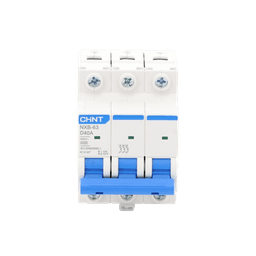 Pastilla para Riel Din, 3 Polos, 40 Amp, Vca:110/415v, 6kA, Catálogo: NXB633PD40, Serie: NXB-63.