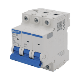 Pastilla para Riel Din, 3 Polos, 40 Amp, Vca:110/415v, 6kA, Catálogo: NXB633PD40, Serie: NXB-63.